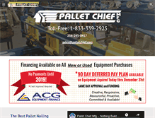 Tablet Screenshot of palletchief.com
